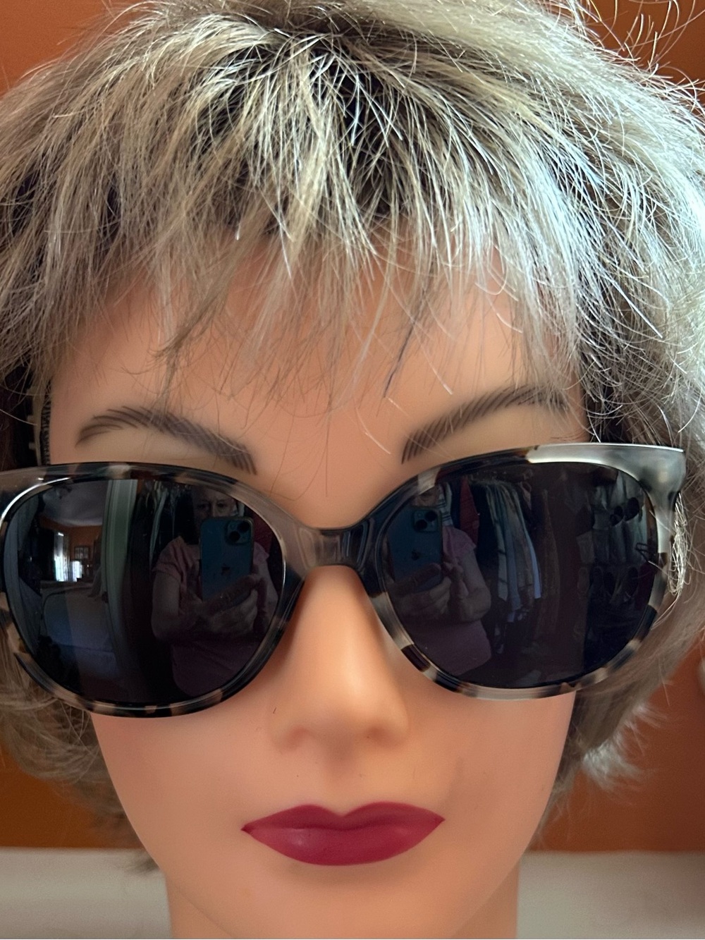 Warby Parker Tortoiseshell Sunglasses -Black Lenses, Tortoise Frames, White Case - Picture 7 of 7